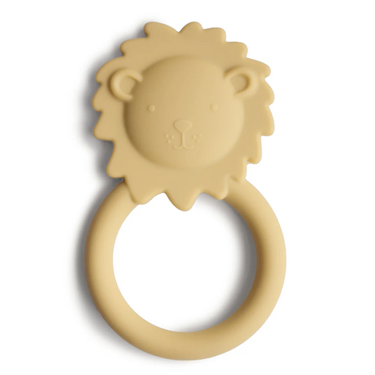 Mushie Silicone Teether LION