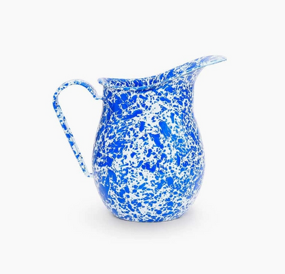 Splatterware Enamel Pitcher