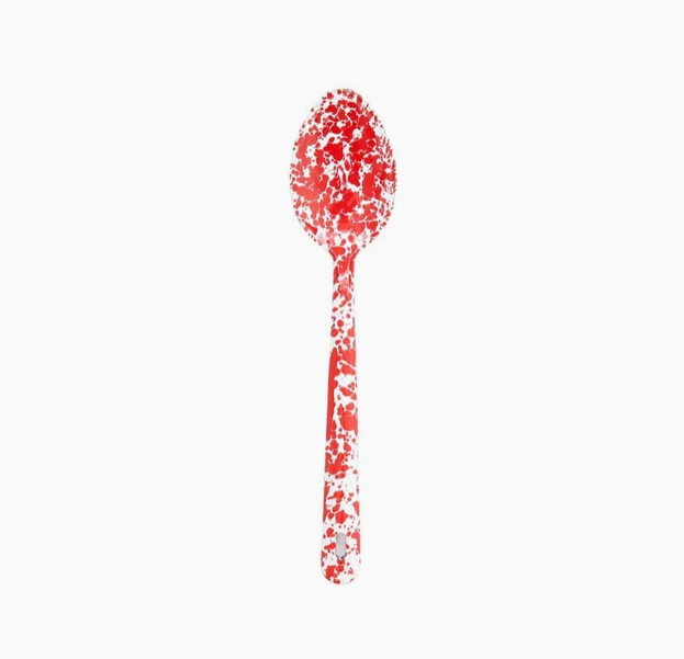 Splatter Enamelware Large Spoon