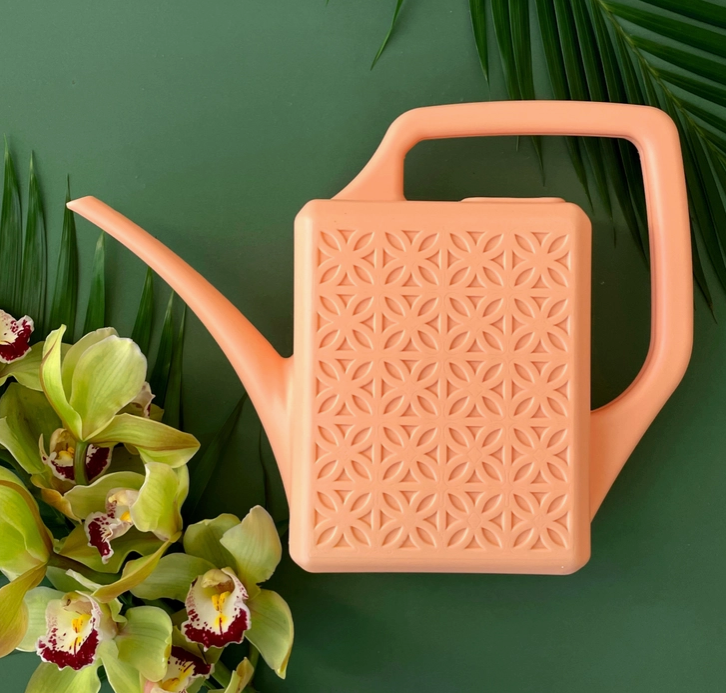 Plastic Peach Watering Can