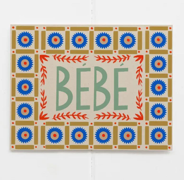 Greeting Card "BEBE"