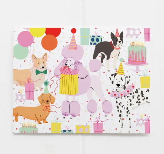 Greeting Card "Dog Birthday Party"