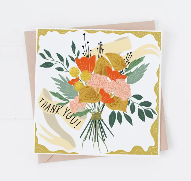 Greeting Card "Thank You" Bouquet