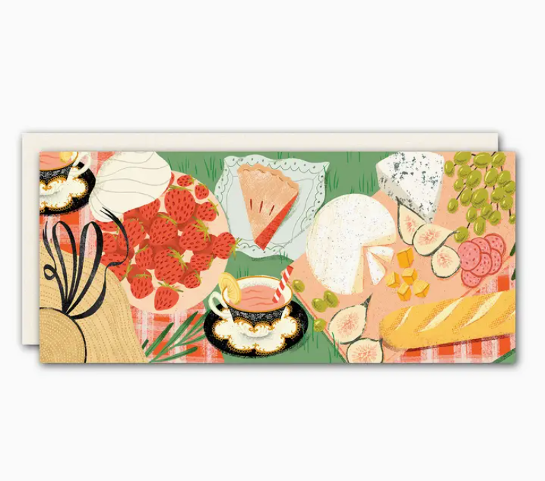 Greeting Card Picnic Scene