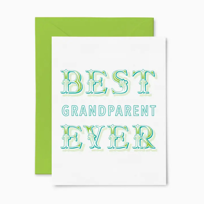 Greeting Card "Best Grandparent Ever"