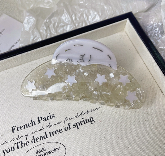 Moon Hair Clips