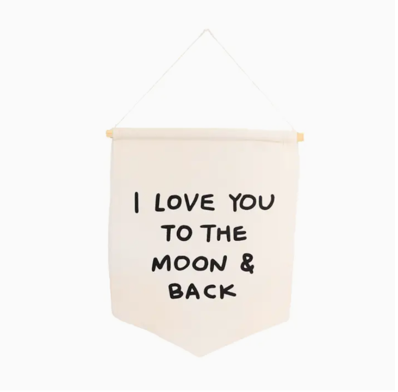 I Love You To The Moon And Back Flag