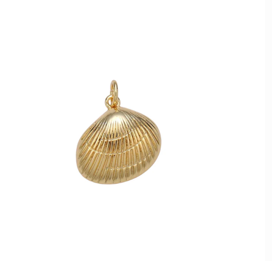 Ridged Shell Charm