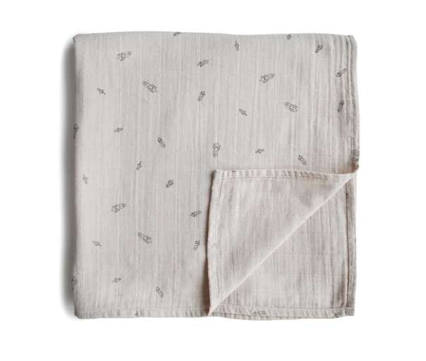 Mushie Muslin Swaddle Blanket (assorted)