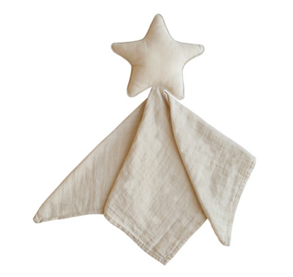 Mushie Organic Cotton Star Lovey Blanket