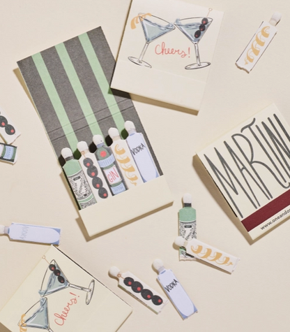 Martini Cheers Matchbook