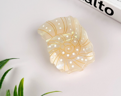 Conch Shell Claw Hair Clip