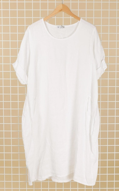 Linen Midi Dress