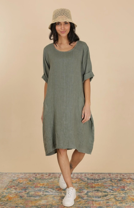 Linen Dress Long