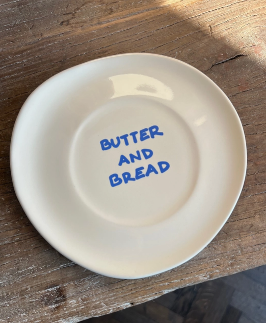 Bread and Butter Ceramic Plate