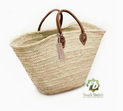 Straw Bag Large with Short Strap