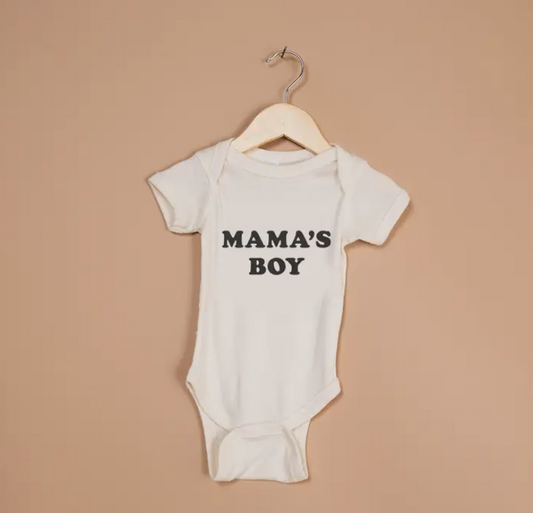 Mama's Boy Baby Onesie