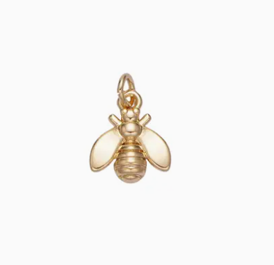 Mini Bumble Bee Charm gold fill