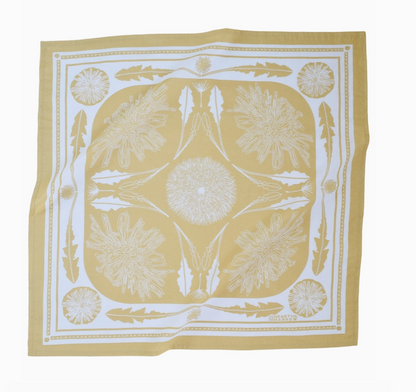 Bandana- Pale Yellow Dandelion