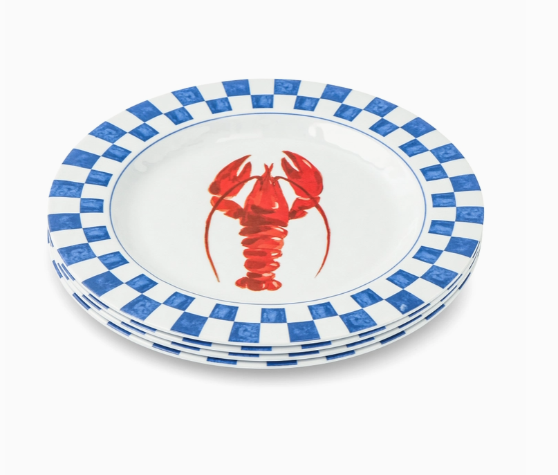 Lobster Plate Set of 4