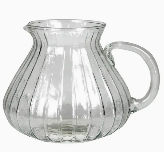 Glass Textured Pitcher