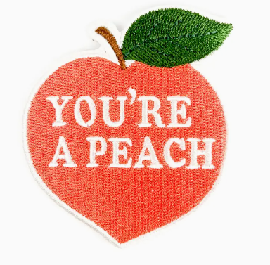 You're A Peach, iron on patch