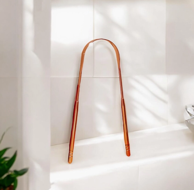 Copper Tongue Scraper