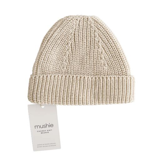 Mushie Knit Baby Beanie Hat