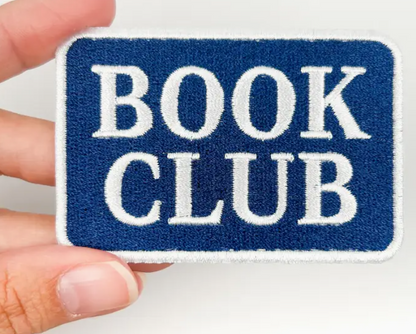 Book Club, iron on patch