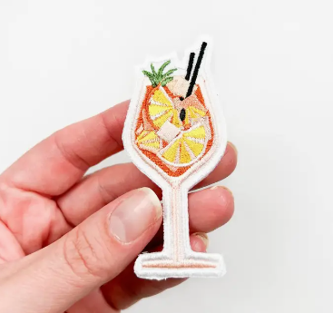 Aperol Spritz, iron on patch