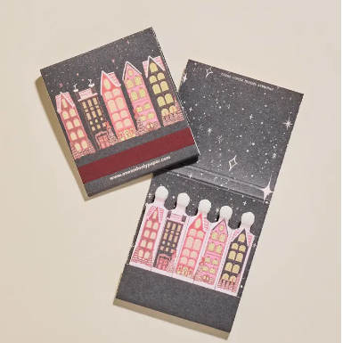 Winter Village Matchbook