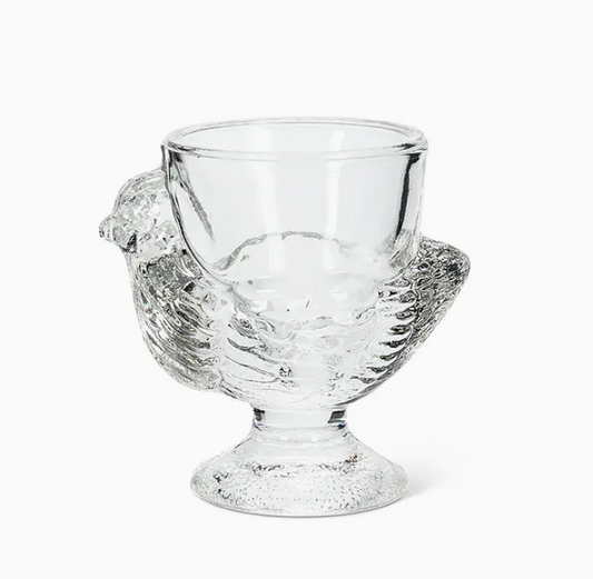 Glass Chicken Egg Holder