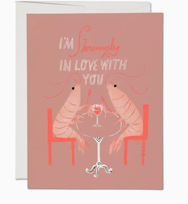 I Shrimply Love You, greeting card