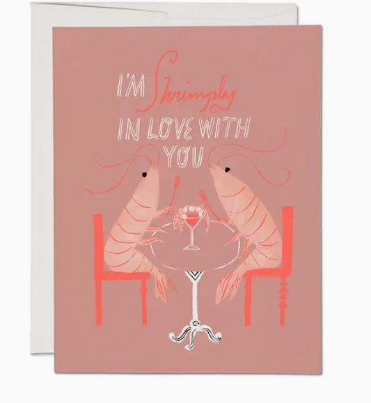 I Shrimply Love You, greeting card