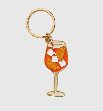 Aperol Spritz Keychain