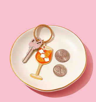 Aperol Spritz Keychain