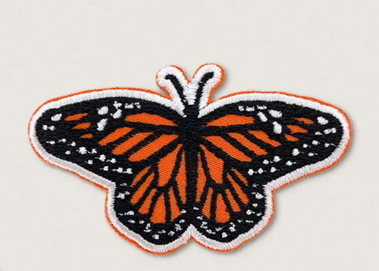 Monarch Butterfly, iron on patch