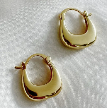 Thick Tapered Hoops