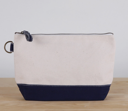 Canvas Zip Pouches