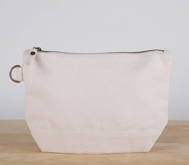 Canvas Zip Pouches