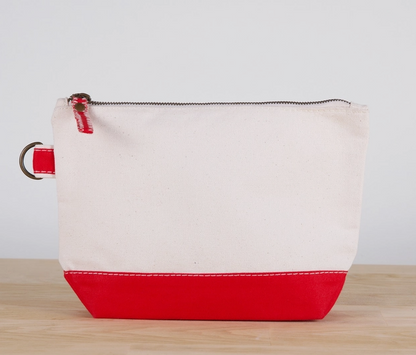 Canvas Zip Pouches