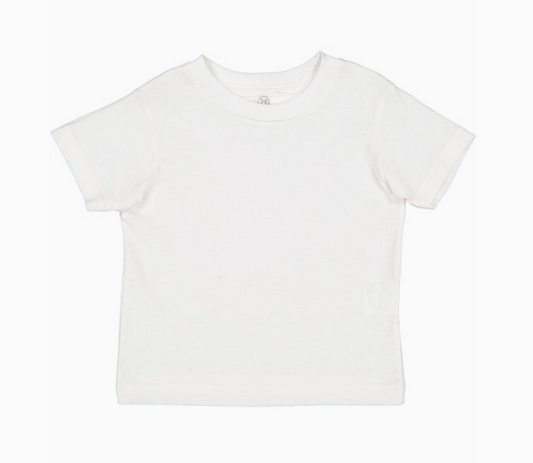 Kids White Cotton T-Shirt