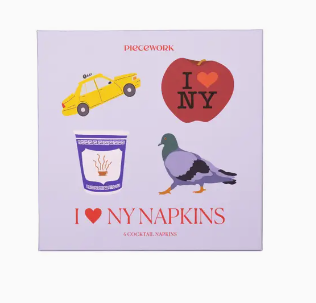 I❤️Ny Cocktail Napkins - Set of 4