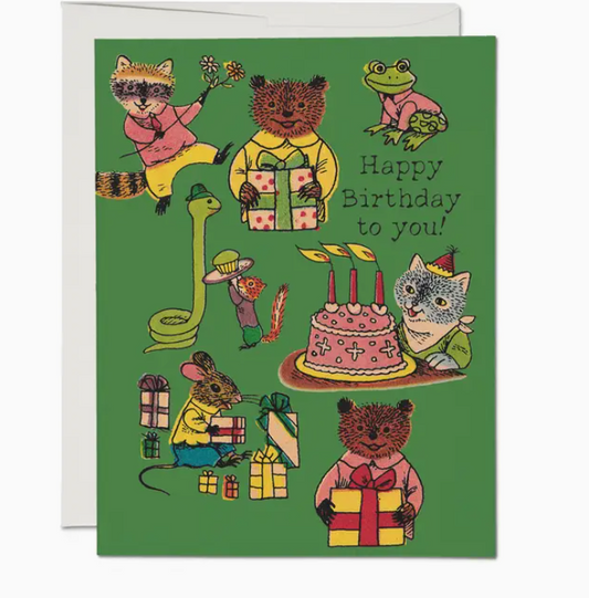 Greeting Card Richard Scarry "Happy Birthday To You"