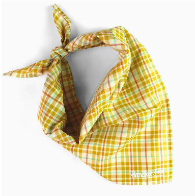 Bandana- Yellow Plaid