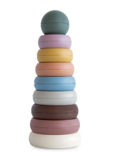 Mushie Stacking Rings Toy