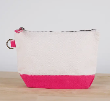 Canvas Zip Pouches