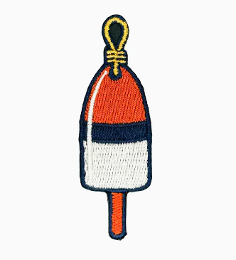 Lobster Buoy, iron on patch