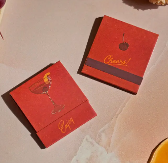 Manhattan Cocktail Matchbook