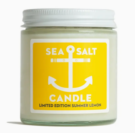 Sea Salt Lemon Candle 4oz